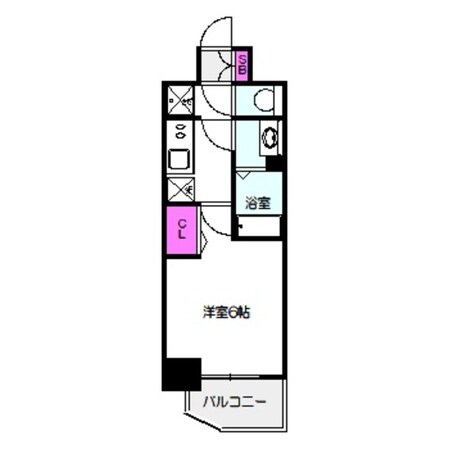 グランカリテ大阪城EASTの物件間取画像